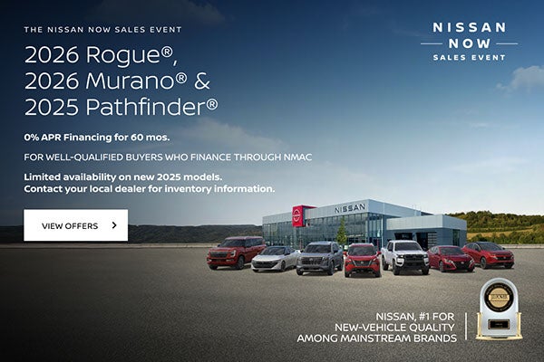 2026 Rogue, 2026 Murano & 2025 Pathfinder